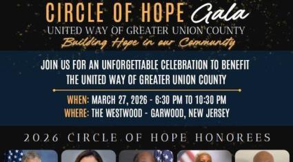 United Way of Greater Union County to Host 2026 Circle of Hope Gala